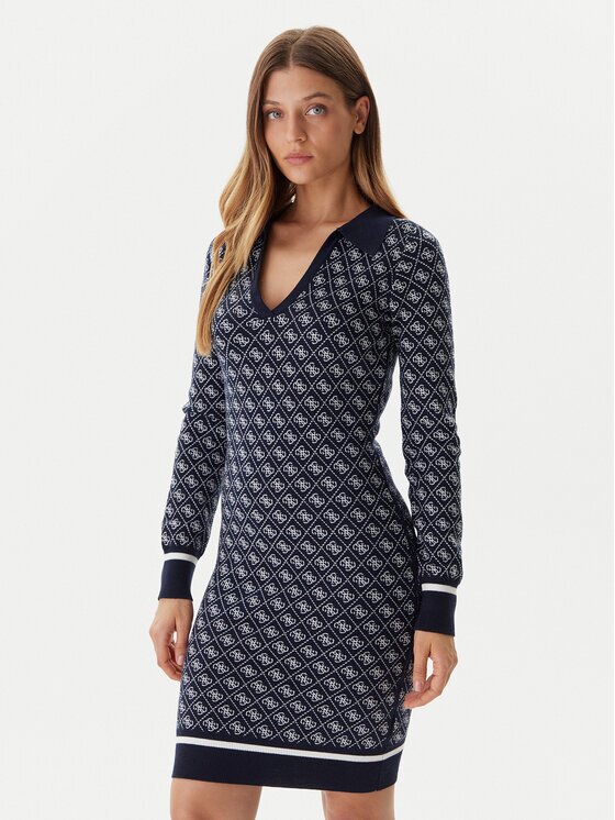 Guess Плетена рокля W5BK25 Z3JD2 Slim Fit