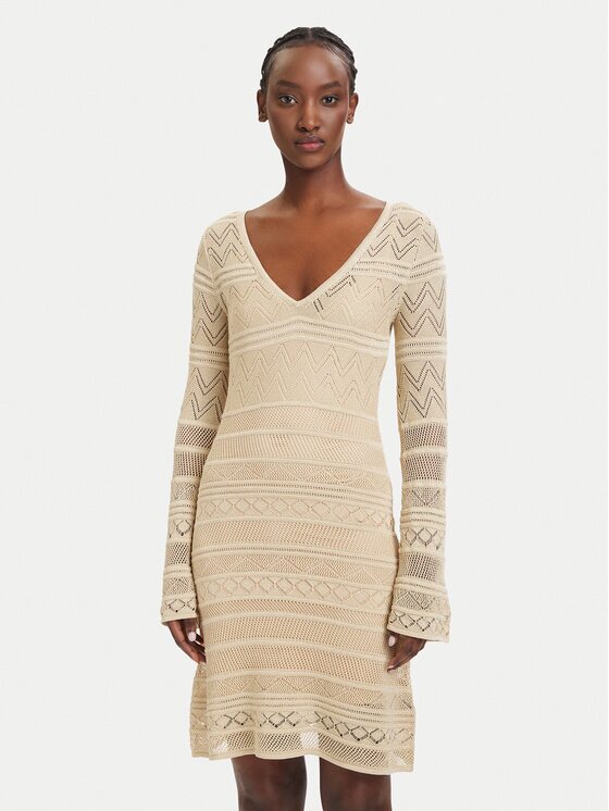 Guess Плетена рокля W5GK48 Z3E22 Slim Fit