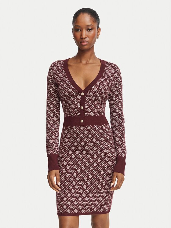 Guess Плетена рокля W6BK23 Z1422 Slim Fit