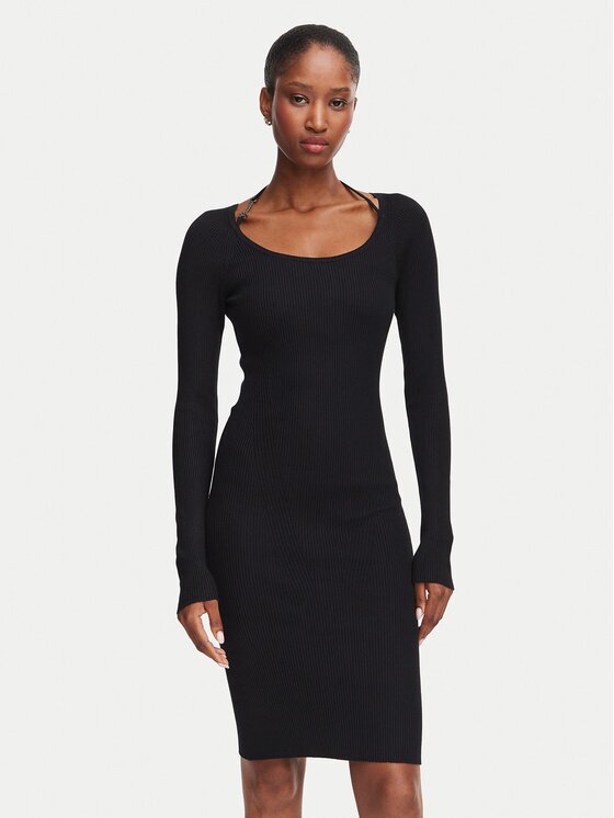 Guess Плетена рокля W6YK33 Z0968 Regular Fit