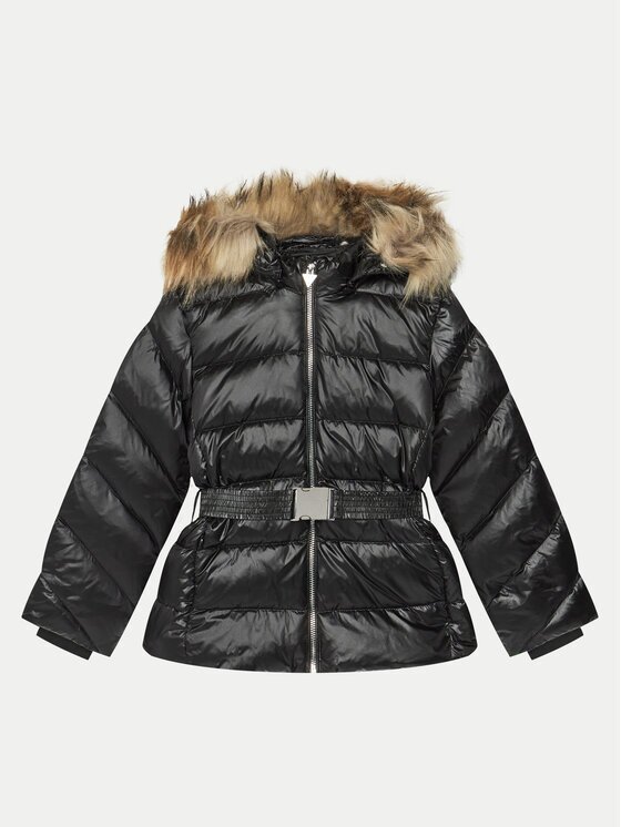 Guess Пухено яке J4BL01 WGL50 Regular Fit