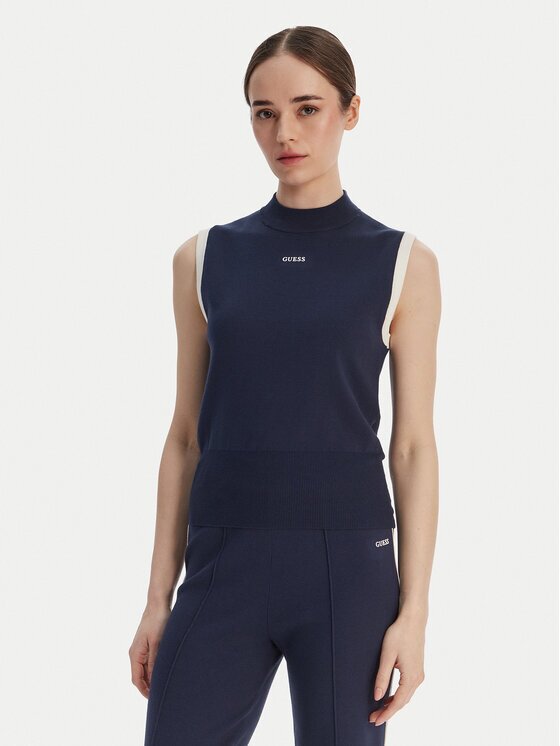 Guess Пуловер 181078 Бежов Classic Fit