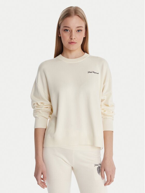 Guess Пуловер W6RR55 Z2V62 Екрю Regular Fit