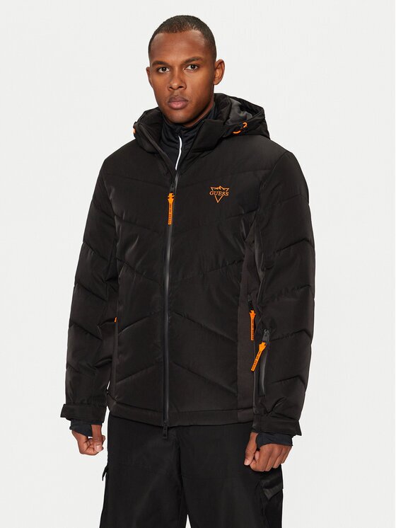 Guess Скиорско яке M4PL3U WH0K0 Екрю Regular Fit