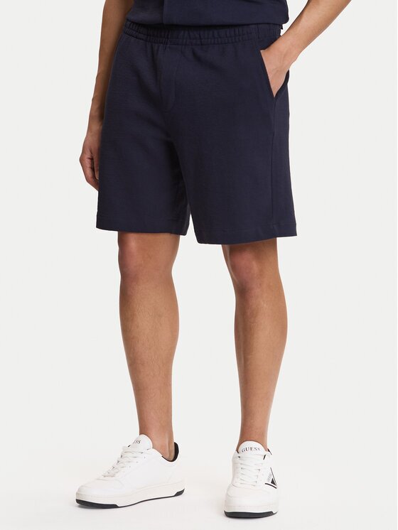 Guess Спортни шорти M6GD16 K3088 Екрю Regular Fit
