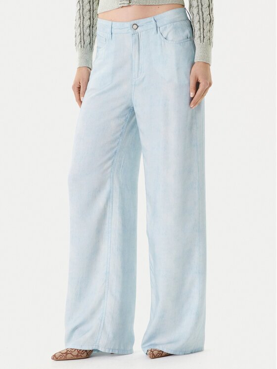 Guess Текстилни панталони 176485 Slim Fit