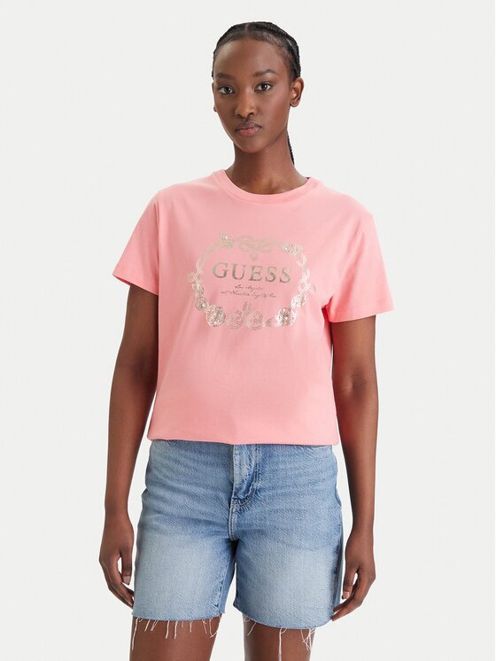 Guess Тениска с дълъг ръкав E6GI00 I3Z14 Regular Fit