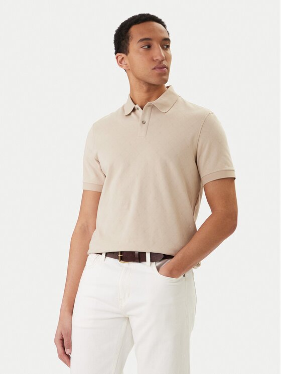Guess Тениска с яка и копчета M6RP05 KD181 Regular Fit