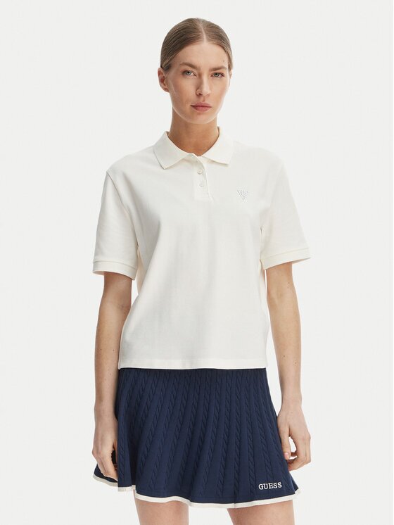 Guess Тениска с яка и копчета V6GP11 K3278 Regular Fit