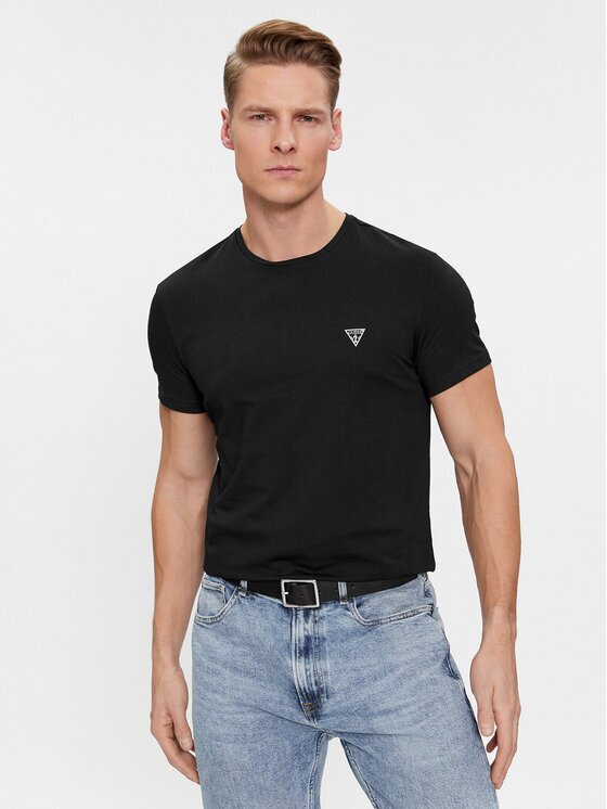 Guess Тишърт Caleb U97M00 KCD31 Slim Fit