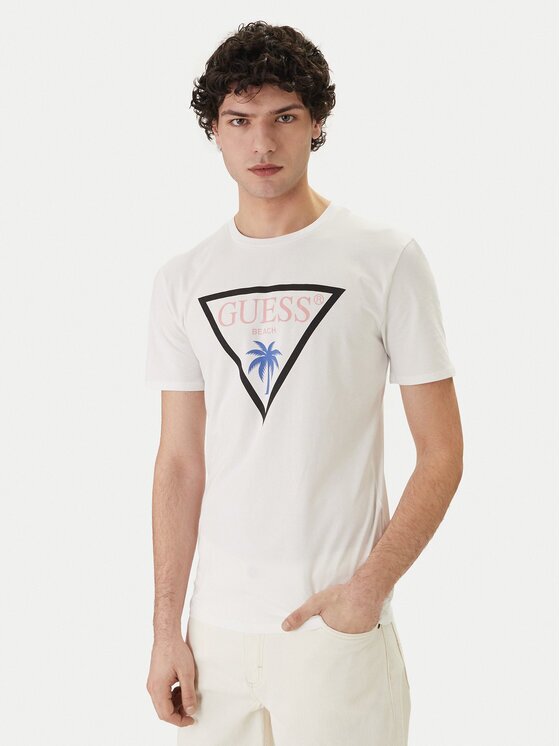 Guess Тишърт F6GI09 J1314 Slim Fit