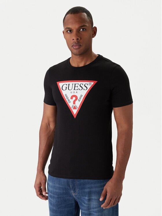 Guess Тишърт M2YI71 I3Z14 Slim Fit