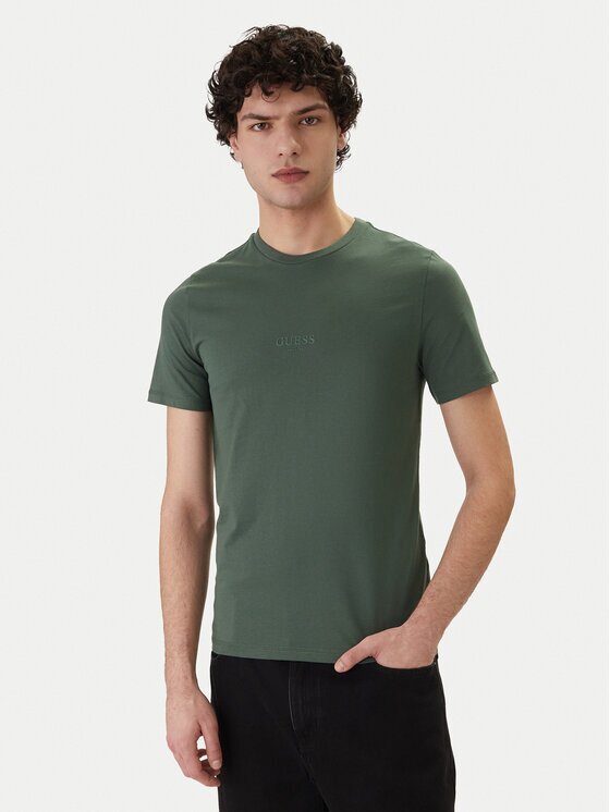Guess Тишърт M2YI72 I3Z14 Slim Fit