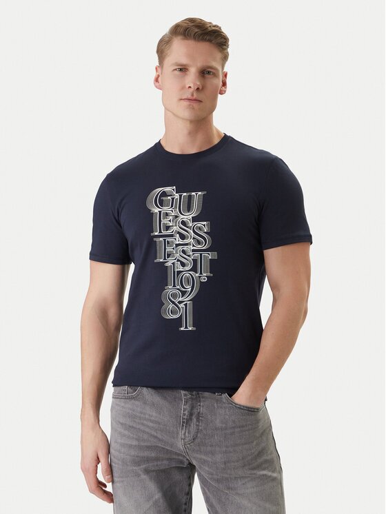 Guess Тишърт M6GI10 K2991 Slim Fit