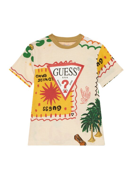 Guess Тишърт N6GI02 K8HM4 Regular Fit
