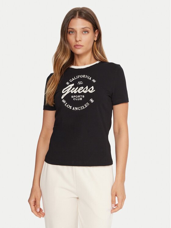 Guess Тишърт V5BI03 J1314 Slim Fit