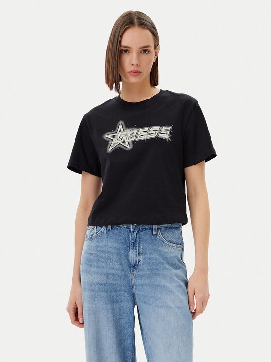 Guess Тишърт V5GI12 K9RM1 Boxy Fit