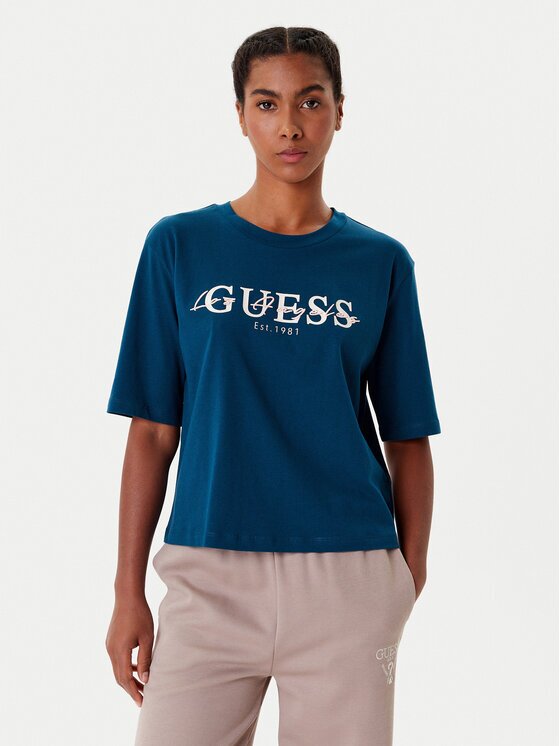 Guess Тишърт V5YI02 I3Z14 Boxy Fit