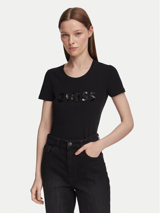 Guess Тишърт W5GI17 J1314 Slim Fit