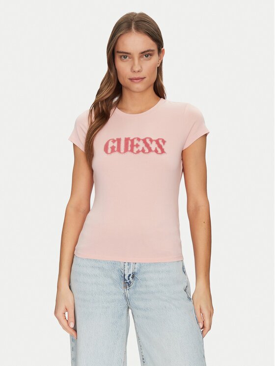 Guess Тишърт W5GI42 J1314 Slim Fit