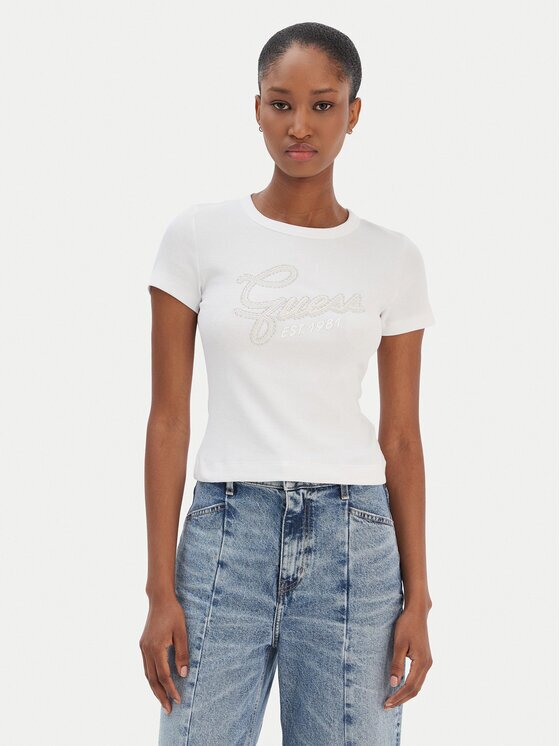 Guess Тишърт W6RI22 KA0H1 Slim Fit