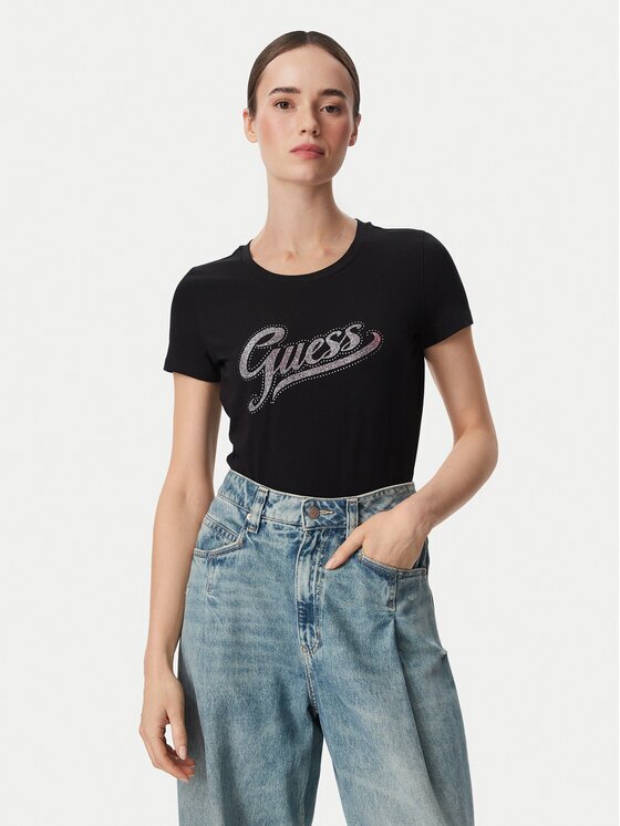 Guess Тишърт W6YI21 K4337 Slim Fit