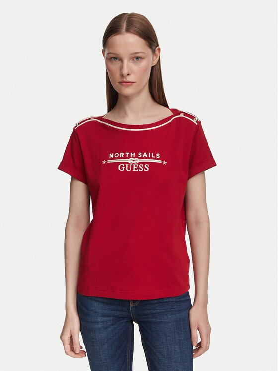 Guess Тишърт W6YI58 K5317 Regular Fit