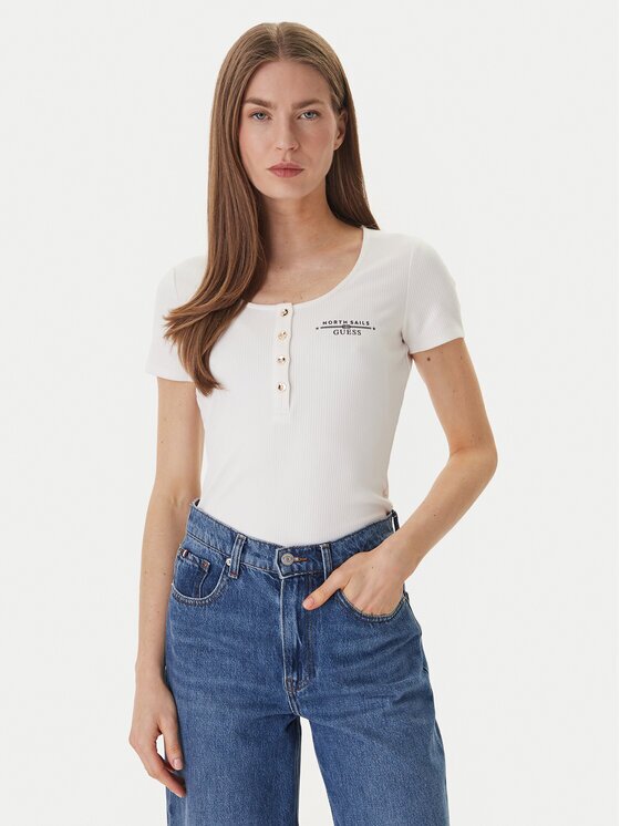 Guess Тишърт x NORTH SAILS W6GP01 K2658 Regular Fit