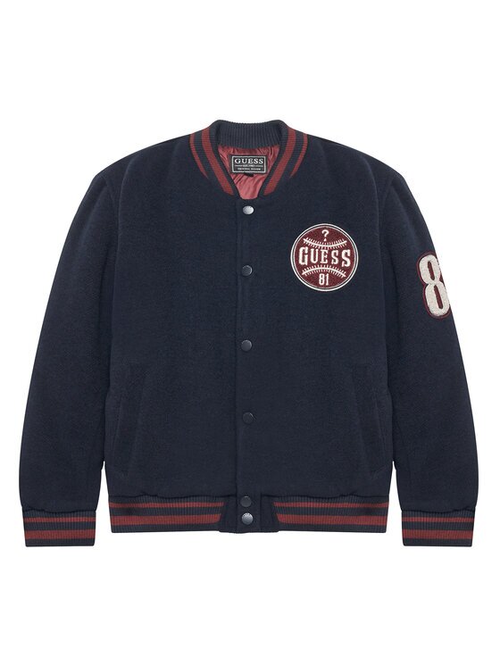Guess Яке бомбър L5YL06 WHE70 Regular Fit