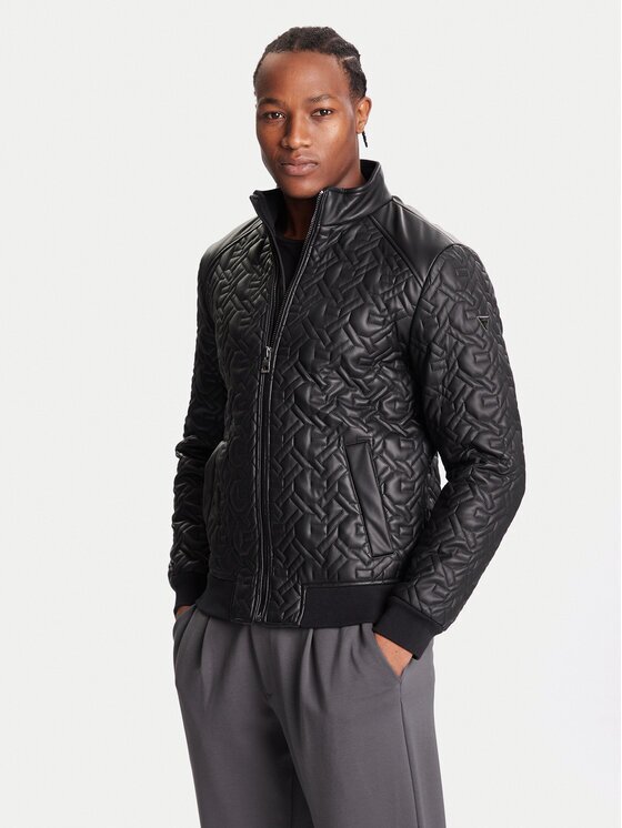 Guess Яке от имитация на кожа M5BL2E W1050 Regular Fit