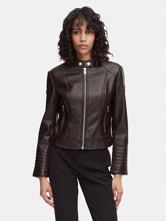 Guess Яке от имитация на кожа W6YL25 W2914 Regular Fit