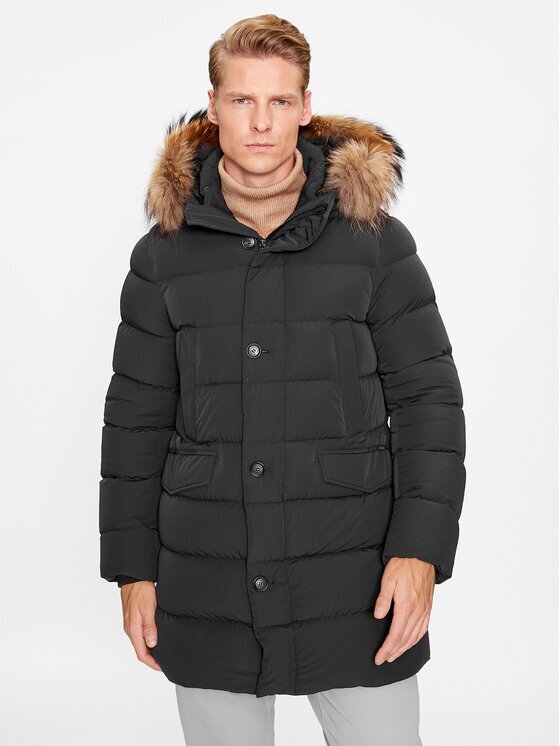 Hetrego Пухено яке Parker 8K436M 23WU07 Regular Fit
