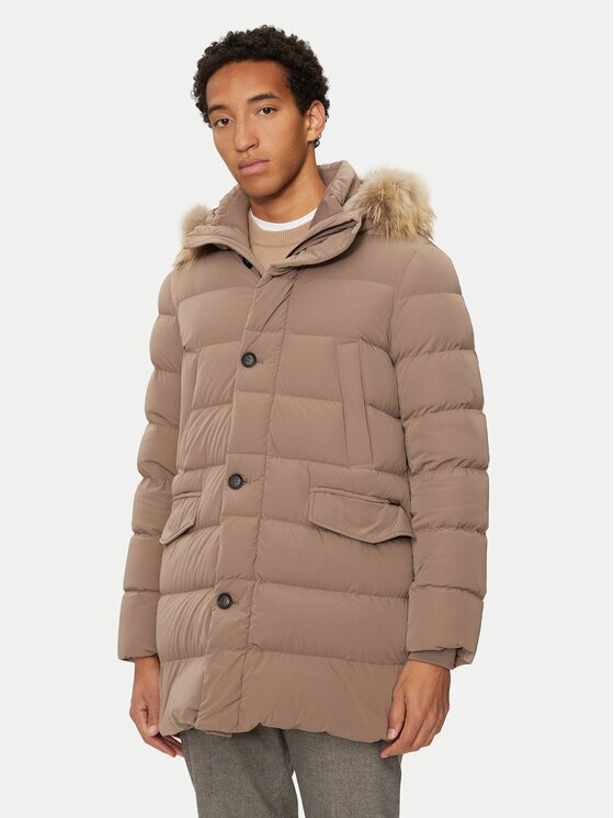 Hetrego Пухено яке Parker 8N436M Regular Fit