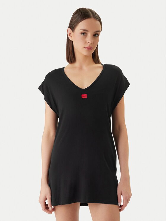 HUGO Плажна рокля Signature B. 50555745 Relaxed Fit