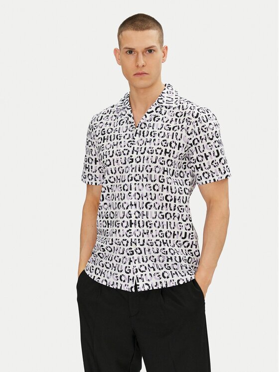 HUGO Риза Ellino 50539328 Relaxed Fit