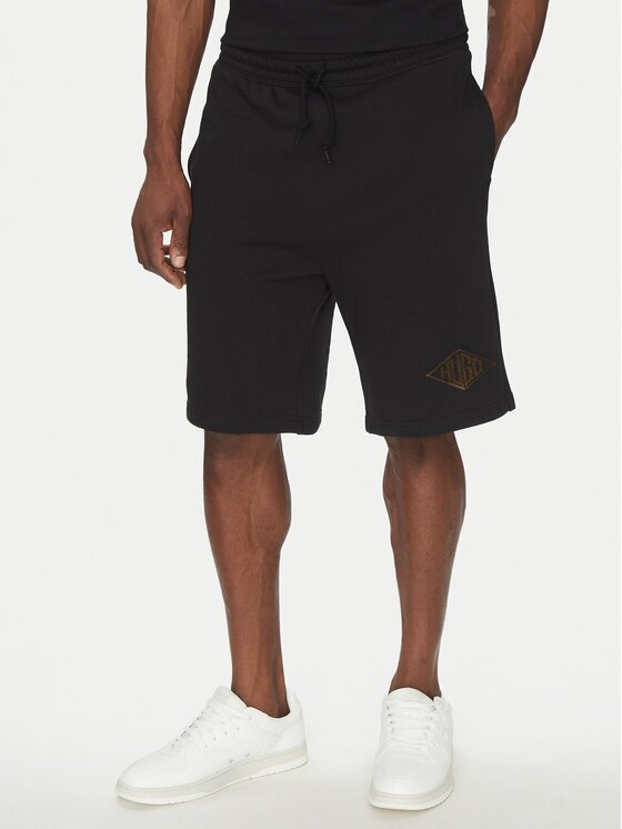 HUGO Спортни шорти Damtus 50534953 Екрю Relaxed Fit