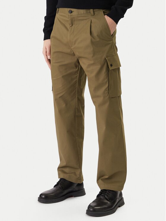 HUGO Текстилни панталони Craysen 50553180 Straight Fit