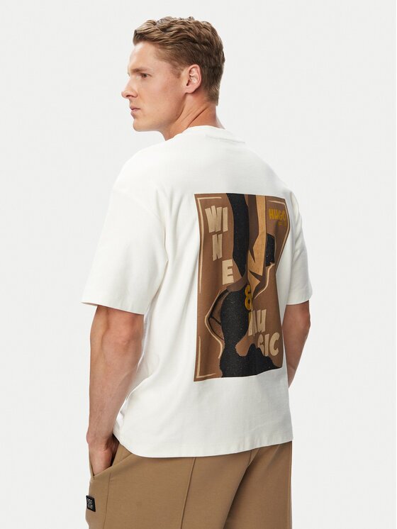 HUGO Тишърт Detzi 50563795 Relaxed Fit