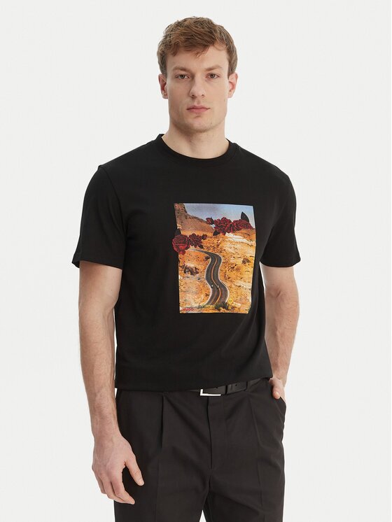 HUGO Тишърт Dikerd 50564024 Relaxed Fit