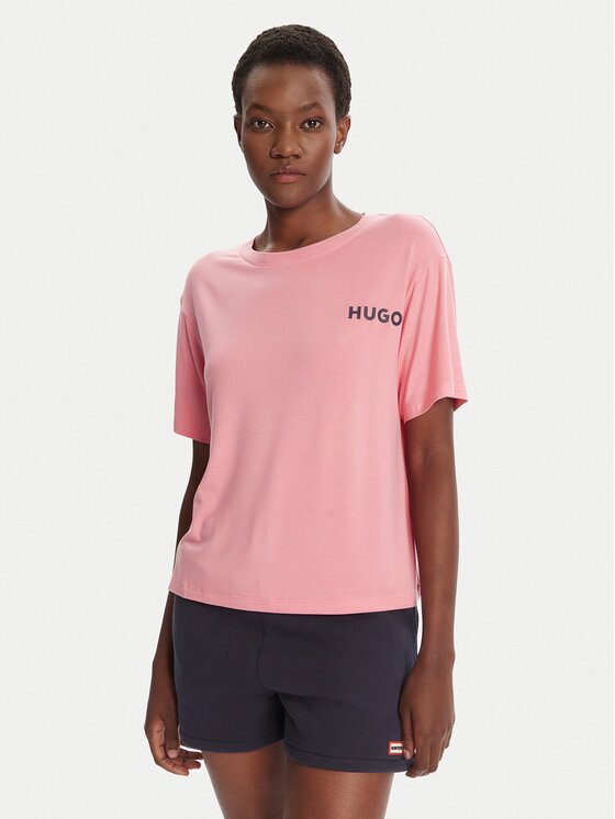 HUGO Тишърт Unite 50490707 Червен Relaxed Fit