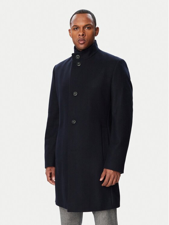 HUGO Вълнено палто 50569223 Regular Fit