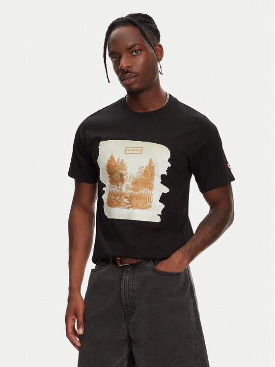 Hunter Тишърт Duart Graphic HARM0033251 Regular Fit
