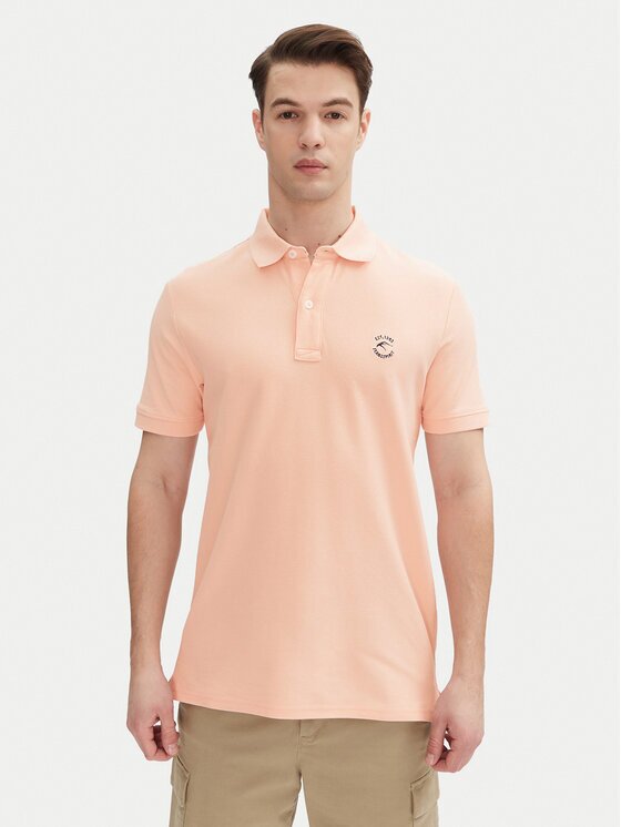 Indicode Тениска с яка и копчета Wadim 40-913 Regular Fit