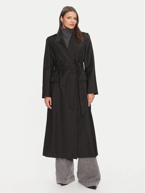Ivy Oak Вълнено палто Colette IO111134 Oversize