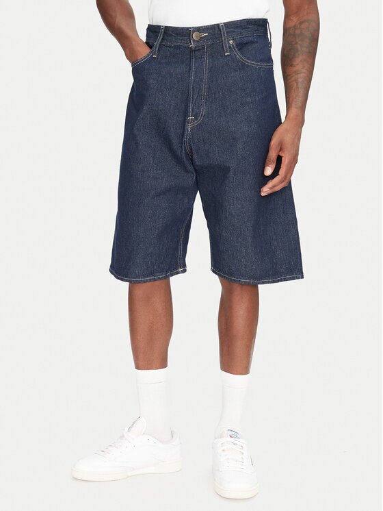 Jack & Jones Дънкови шорти Ron 12272214 Baggy Fit