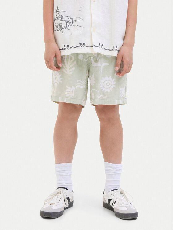 Jack & Jones Junior Шорти от плат 12277599 Екрю Relaxed Fit