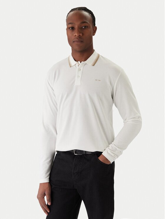 Jack & Jones Тениска с яка и копчета Blualves 12287520 Regular Fit
