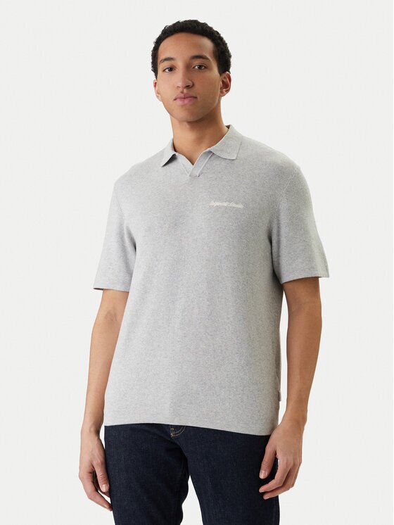 Jack & Jones Тениска с яка и копчета Norrebro 12297926 Relaxed Fit