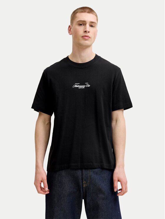 Jack & Jones Тишърт Cassis Photo Back 12295050 Relaxed Fit