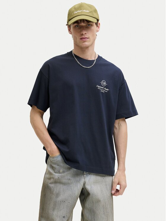 Jack & Jones Тишърт Niagara 12293422 Екрю Regular Fit